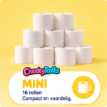 Mini Cheeky pakket met 16 toiletrollen